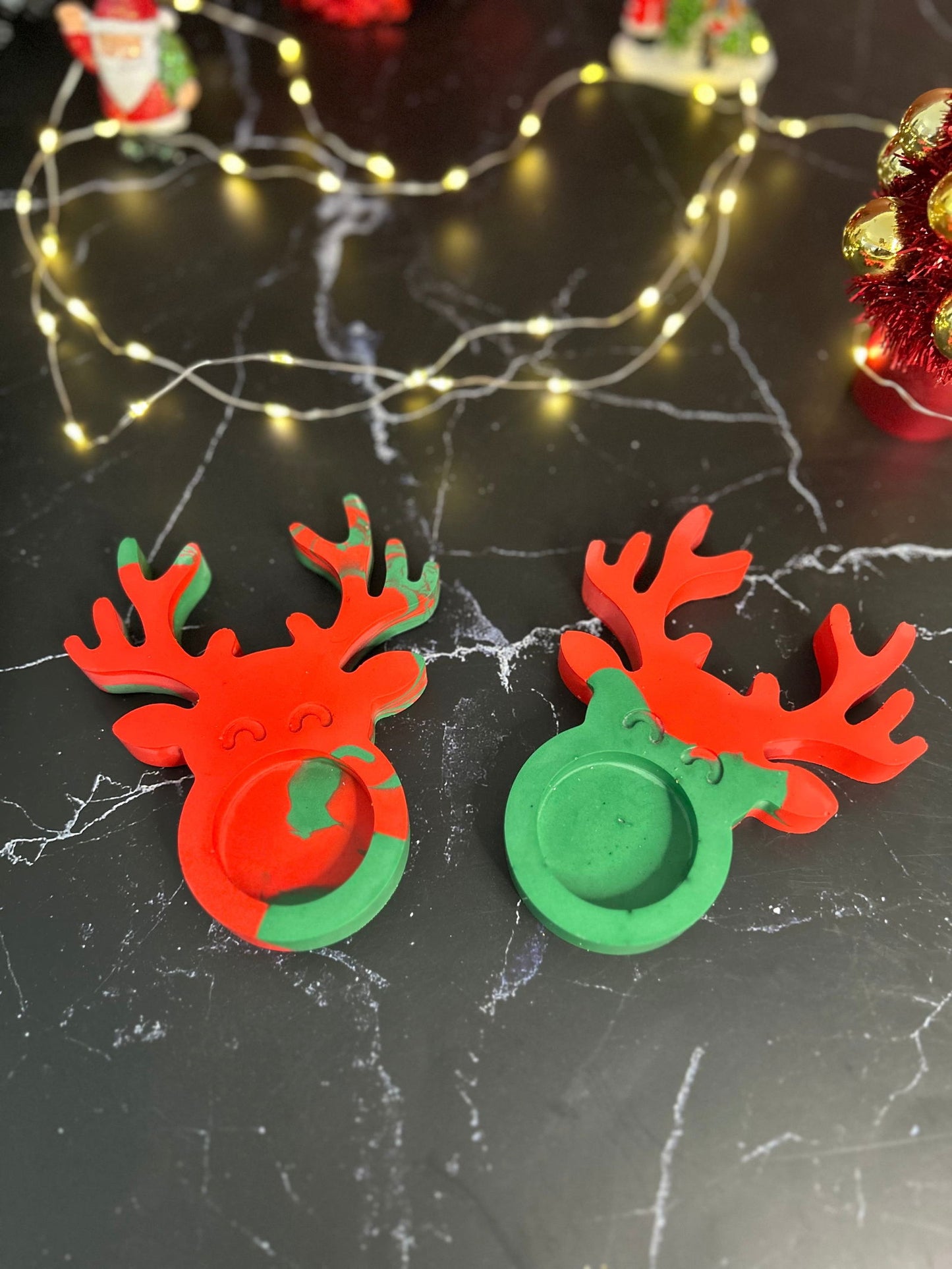 Bougeoir Cerf bicolore - Doufly Home