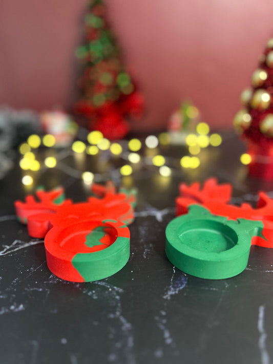 Bougeoir Cerf bicolore - Doufly Home