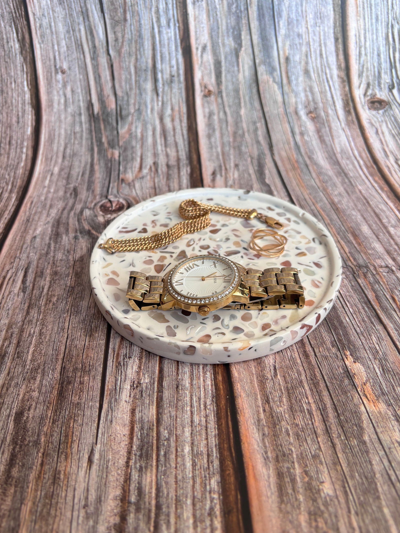 Plateau Rond Terrazzo - Doufly Home