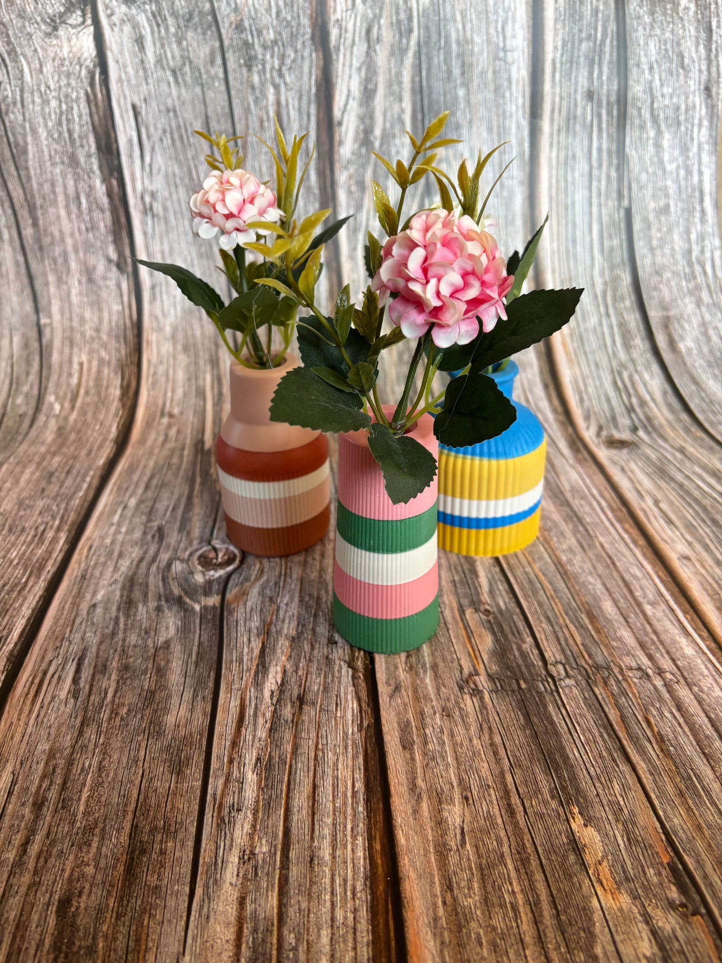Vases tricolore - Doufly Home